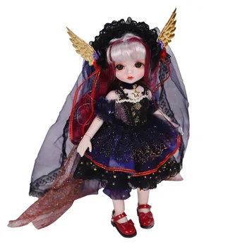 1/6 BJD Doll Little Angel Series Doll Face Makeup Doll Clothes Set gifts - Night Angel Hand Painting Makeup /Official Makeup
1/6 BJD Doll Little Angel Series Doll Face Makeup Doll Clothes Set gifts - Night Angel Hand Painting Makeup /Official Makeup