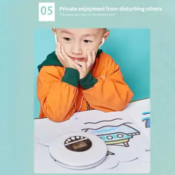 Home LCD Display Portable CD Player Students Anti Skip Kids Adults Travel Stereo Sound 3.5mm Jack With Earphone Shockproof Audio
Home LCD Display Portable CD Player Students Anti Skip Kids Adults Travel Stereo Sound 3.5mm Jack With Earphone Shockproof Audio