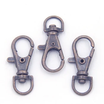 Swivel Lobster Clasp For Key Ring Chain Copper Tone Jewelry Findings 3.8cmx1.7cm 20Pcs
Swivel Lobster Clasp For Key Ring Chain Copper Tone Jewelry Findings 3.8cmx1.7cm 20Pcs
