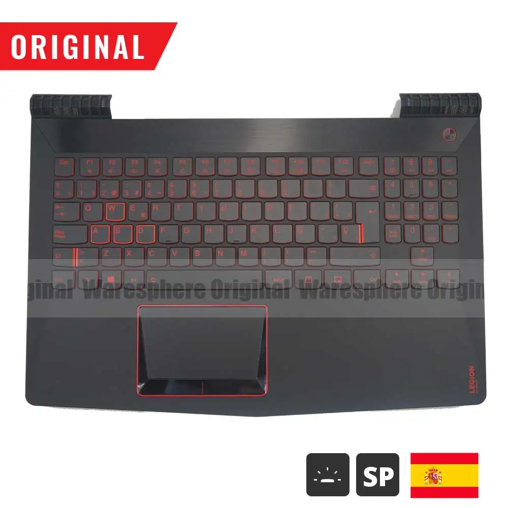 New Original Palmrest for Lenovo Legion Y520 15 Y520-15IKB Top Cover Upper Case with SP Spain Backlit Keyboard AP13B000300
New Original Palmrest for Lenovo Legion Y520 15 Y520-15IKB Top Cover Upper Case with SP Spain Backlit Keyboard AP13B000300