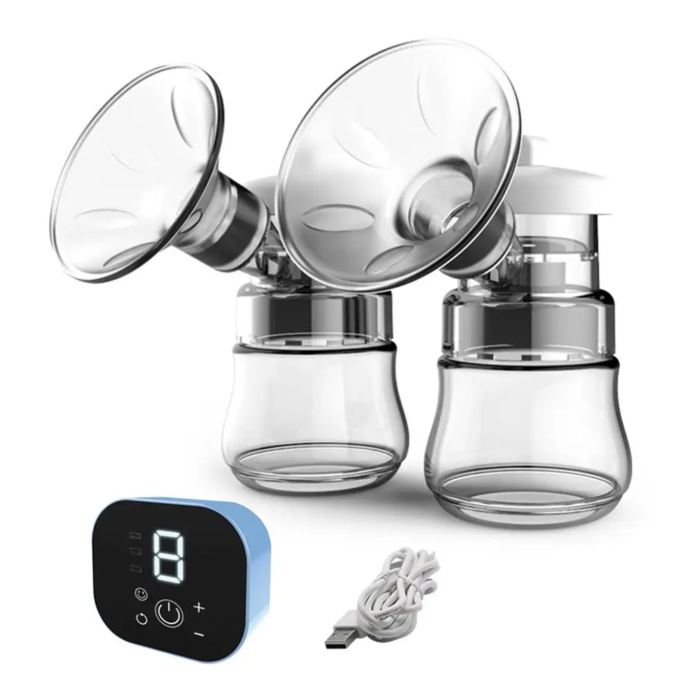 Electric Breast Pump Smart Bilateral Large Suction Quiet Automatic Breast Pumping Device 9-speed Adjustment Anti-backflow
Electric Breast Pump Smart Bilateral Large Suction Quiet Automatic Breast Pumping Device 9-speed Adjustment Anti-backflow