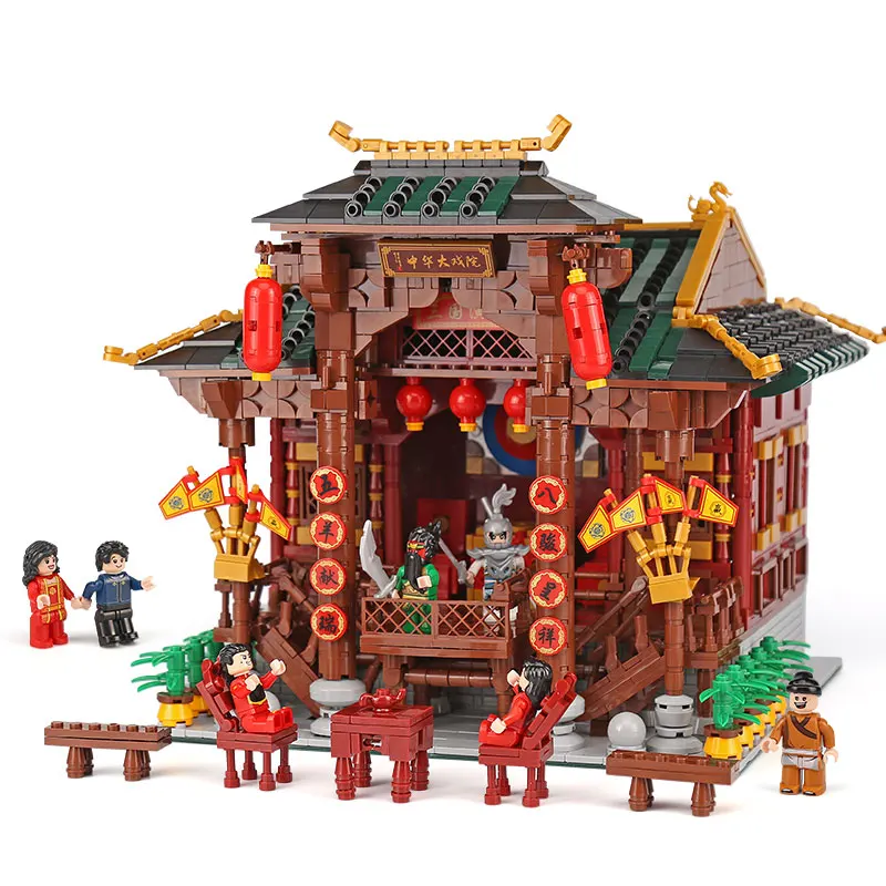 Zhonghua Street Series the Chinese Peking Opera Stage Set compatible with Lego house Building Blocks Bricks Toys Model Gift
Zhonghua Street Series the Chinese Peking Opera Stage Set compatible with Lego house Building Blocks Bricks Toys Model Gift