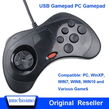 Wired 6 Buttons SEGA USB Classic Gamepad USB Game Controller Joypad for SEGA Genesis/MD PC/2 Y1301 /MAC Mega Drive Gamepad
Wired 6 Buttons SEGA USB Classic Gamepad USB Game Controller Joypad for SEGA Genesis/MD PC/2 Y1301 /MAC Mega Drive Gamepad