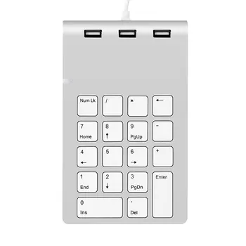 Numeric Keyboard Portable Digital Keypad Computer USB Accounting with HUB Digital Input
Numeric Keyboard Portable Digital Keypad Computer USB Accounting with HUB Digital Input