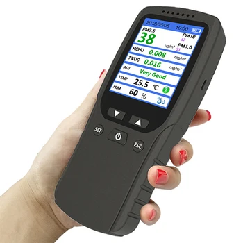 Air Kwaliteit Monitor, Luchtvervuiling Binnenshuis Meter Micro Stof Tester U50A
Air Kwaliteit Monitor, Luchtvervuiling Binnenshuis Meter Micro Stof Tester U50A