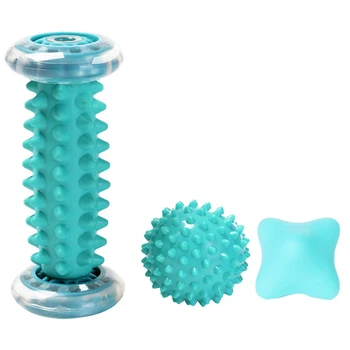 Plantar Fasciitis Foot Massage Roller with Spiky Massage Ball for Hand Leg Back Pain Therapy Deep Tissue Trigger Point
Plantar Fasciitis Foot Massage Roller with Spiky Massage Ball for Hand Leg Back Pain Therapy Deep Tissue Trigger Point