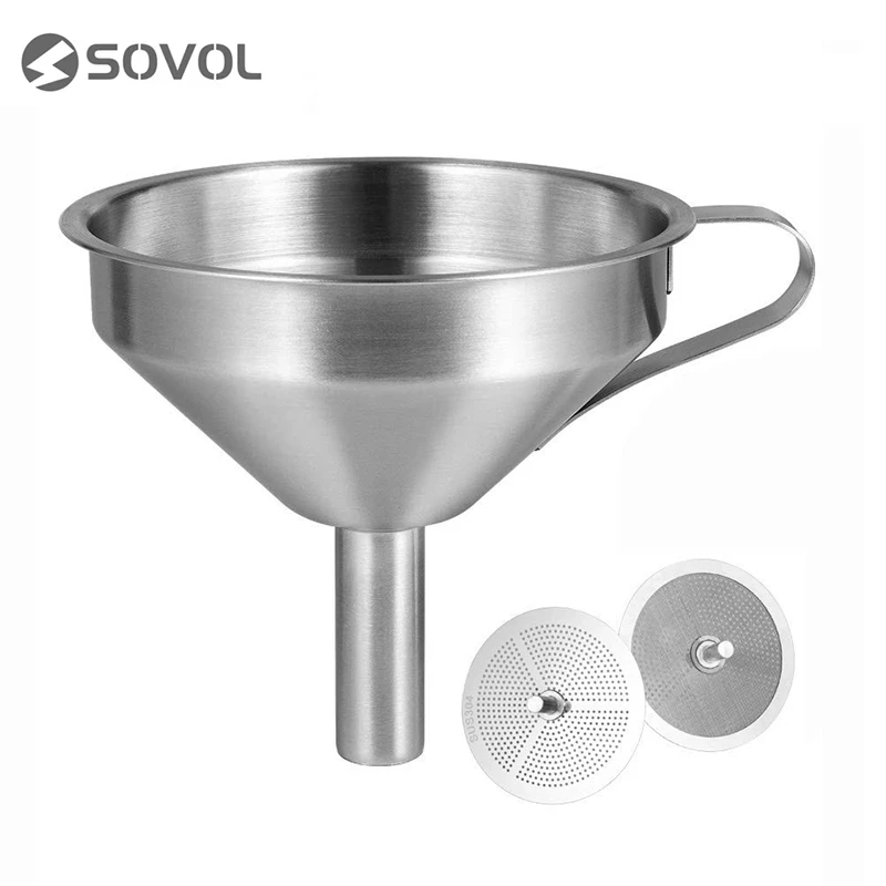 Фото Sovol 3D Printer Resin Filter Funnel Durable Stainless Steel Removable Double-Strainer UV Cup For SLA/DLP/LCD | Компьютеры и офис