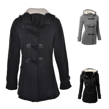 New Women's Trench Coat Autumn Thick Lining Winter Jacket Overcoat Female Casual Long Hooded Coat Zipper Horn Button Outwear
New Women's Trench Coat Autumn Thick Lining Winter Jacket Overcoat Female Casual Long Hooded Coat Zipper Horn Button Outwear