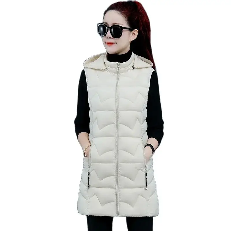 Vest Women's Down Cotton Vest Women Mid-Length Autumn And Winter 2023 New Loose Thick Sleeveless Waistcoat Jacket Zipper Re
Vest Women's Down Cotton Vest Women Mid-Length Autumn And Winter 2023 New Loose Thick Sleeveless Waistcoat Jacket Zipper Re