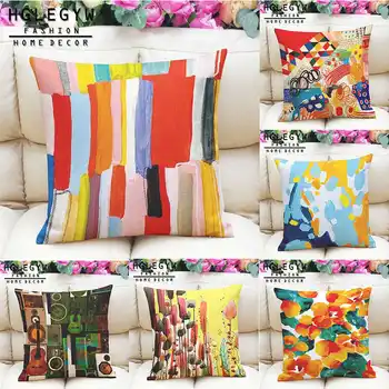 Abstract Colorful Painting Cotton Linen Pillow Case Throw Pillowcase Printed Pillow Covers For Office Home Decor
Abstract Colorful Painting Cotton Linen Pillow Case Throw Pillowcase Printed Pillow Covers For Office Home Decor