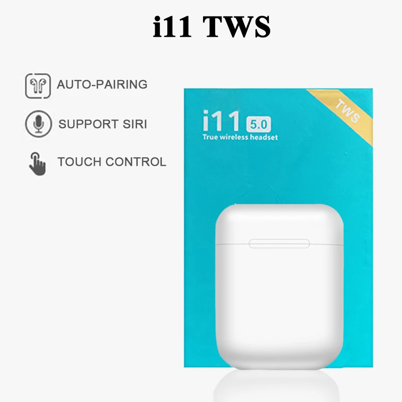 New Heaphones i11 TWS Bluetooth 5.0 Wireless Bluetooth Earphone Earpieces Mini Earbuds HS Ear for IPhone Samsung Xiaomi Huawei
New Heaphones i11 TWS Bluetooth 5.0 Wireless Bluetooth Earphone Earpieces Mini Earbuds HS Ear for IPhone Samsung Xiaomi Huawei