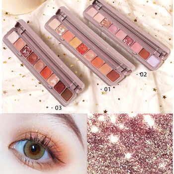 9 Color Mashed Potato Eyeshadow Palette Glitter Pearlescent Waterproof Pigment Eye Shadow Shimmer Matte Makeup Palette TSLM2
9 Color Mashed Potato Eyeshadow Palette Glitter Pearlescent Waterproof Pigment Eye Shadow Shimmer Matte Makeup Palette TSLM2