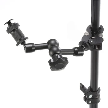11in Magic Arm with Metal Fixing Clamp Anti-slip Adjustable Durable Kits for Camera DQ-Drop
11in Magic Arm with Metal Fixing Clamp Anti-slip Adjustable Durable Kits for Camera DQ-Drop