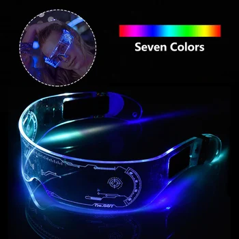 LED Glasses EL Wire Neon Party Luminous LED Glasses Light Up Glasses Rave Costume Party Decor DJ Glasses Halloween Decoration
LED Glasses EL Wire Neon Party Luminous LED Glasses Light Up Glasses Rave Costume Party Decor DJ Glasses Halloween Decoration