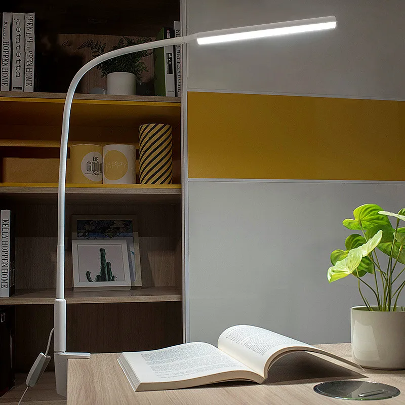 Long Arm Led Desk Lamp Clip Flexible Table Lamp Adjustable 5-Level Brightness Eye Protection For Bedroom Reading Study Office
Long Arm Led Desk Lamp Clip Flexible Table Lamp Adjustable 5-Level Brightness Eye Protection For Bedroom Reading Study Office