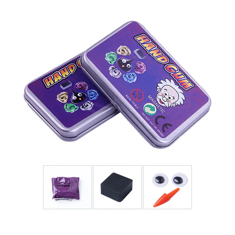 Magnetic Bouncing Mud Swallows Magnet Plasticine Plasticine Children's Educational Toys Decompression clay mold super light clay
Magnetic Bouncing Mud Swallows Magnet Plasticine Plasticine Children's Educational Toys Decompression clay mold super light clay