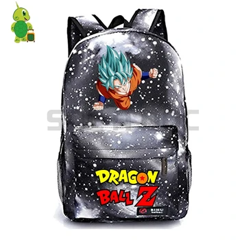 Mochila Dragon Ball Z Backpack Goku Super Saiyan Boy's Girl's Backpack for Teenagers School Bags Galaxy Starry Night Travel Bag
Mochila Dragon Ball Z Backpack Goku Super Saiyan Boy's Girl's Backpack for Teenagers School Bags Galaxy Starry Night Travel Bag