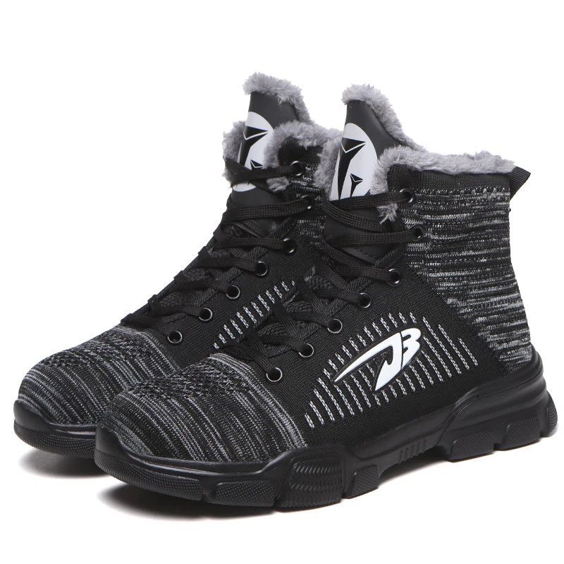 Men‘s Safety Shoes Steel Toe Work Boots Lightweight Puncture Proof Work Shoes Breathable Sneakers image 5