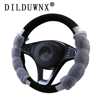 DILDUWNX 37-38CM Winter Plush Car Steering Wheel Cover Plush Rex Rabbit Anti-skid Warm Car Handle Cover
DILDUWNX 37-38CM Winter Plush Car Steering Wheel Cover Plush Rex Rabbit Anti-skid Warm Car Handle Cover