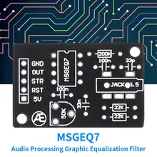 MSGEQ7 Audio Processing Module Professional Graphic Equalization Filter Compact Audio Analysis Module for Development Board
MSGEQ7 Audio Processing Module Professional Graphic Equalization Filter Compact Audio Analysis Module for Development Board