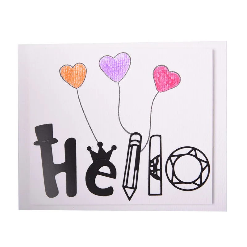 InLoveArts Words Hello Metal Cutting Dies with Cute Hat Pencil for DIY Scrapbooking Embossing Paper Cards Making Crafts New 2020
InLoveArts Words Hello Metal Cutting Dies with Cute Hat Pencil for DIY Scrapbooking Embossing Paper Cards Making Crafts New 2020