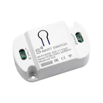 Tuya 10A Wifi Smart Switch Timer Wireless Switches Smart Switch Module Automation Compatible With Alexa Google Smart Home
Tuya 10A Wifi Smart Switch Timer Wireless Switches Smart Switch Module Automation Compatible With Alexa Google Smart Home