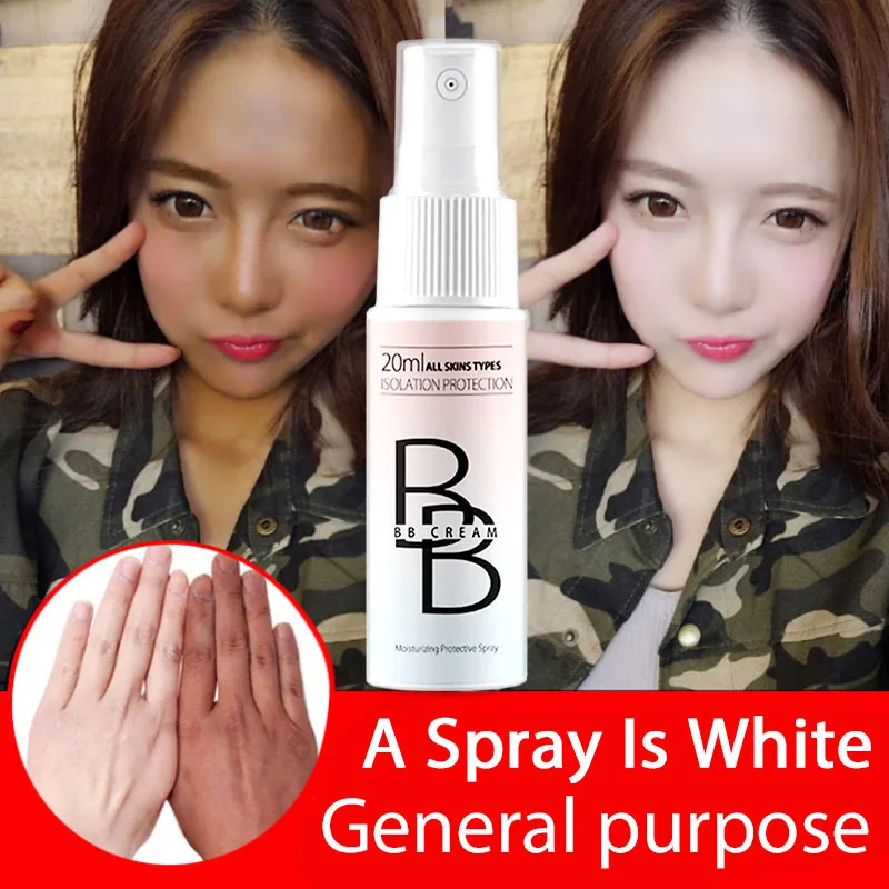 New BB Creams Spray Lazy Cosmetics Whitening Moisturizing Concealer Face Beauty Makeup Base Moisturizing Liquid
New BB Creams Spray Lazy Cosmetics Whitening Moisturizing Concealer Face Beauty Makeup Base Moisturizing Liquid