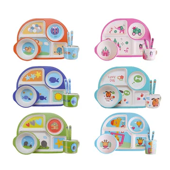 5pcs/set Bamboo Fiber Baby Cartoon Eating Tableware Kids Dinner Plate Toddler Feeding Dishes Children Training Bowl Spoon Fork
5pcs/set Bamboo Fiber Baby Cartoon Eating Tableware Kids Dinner Plate Toddler Feeding Dishes Children Training Bowl Spoon Fork
