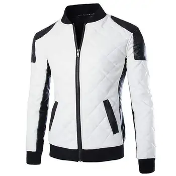winter jacket men Pu Coats Jacket Men Stand Cotton men's cotton jacket 
winter jacket men Pu Coats Jacket Men Stand Cotton men's cotton jacket