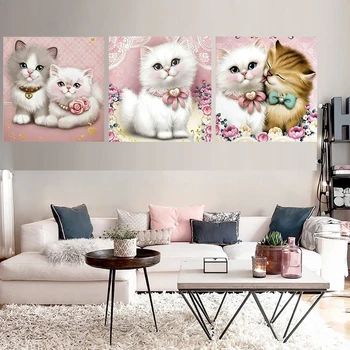 3 Pcs/set Lovely Cats DIY Full Square/round Stones 5d Diamond Painting Embroidery Rhinestone Picture Mosaic Diamond Paintings
3 Pcs/set Lovely Cats DIY Full Square/round Stones 5d Diamond Painting Embroidery Rhinestone Picture Mosaic Diamond Paintings