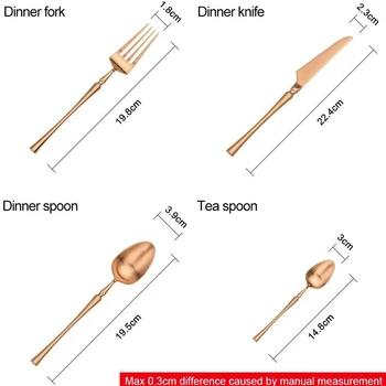 4-Piece Cutlery Set 304 Stainless Steel Flatware New Design Include Fork Knife Spoon Set
4-Piece Cutlery Set 304 Stainless Steel Flatware New Design Include Fork Knife Spoon Set