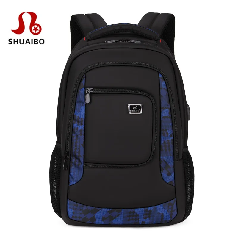 Shuaibo USB Computer Bag Business Multi-functional Backpack 15.6-Inch Large Capacity Rechargeable Backpack
Shuaibo USB Computer Bag Business Multi-functional Backpack 15.6-Inch Large Capacity Rechargeable Backpack