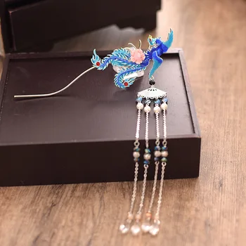 1pc blue Bride's Headdress Flowers Girl's hair sticks Han Element Light simple chinese style Hair jewelry
1pc blue Bride's Headdress Flowers Girl's hair sticks Han Element Light simple chinese style Hair jewelry