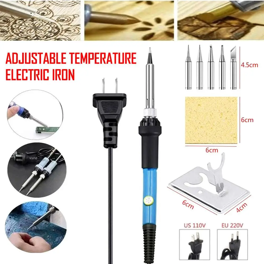 60W Electric Soldering Iron Soldering Tool Electrical Tools Handheld Durable High Temperature 50HZ Portable Soldering Iron
60W Electric Soldering Iron Soldering Tool Electrical Tools Handheld Durable High Temperature 50HZ Portable Soldering Iron