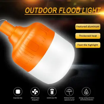 Rechargeable LED Bulb Lamp Remote Control Solar Charge Portable Emergency Night Market Light Outdoor Camping Home
Rechargeable LED Bulb Lamp Remote Control Solar Charge Portable Emergency Night Market Light Outdoor Camping Home