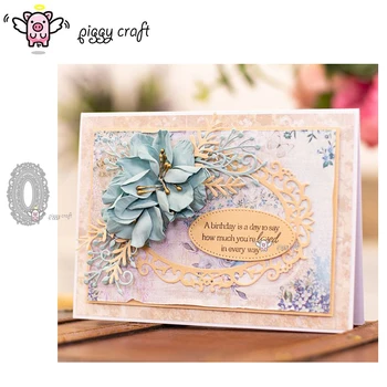 Piggy Craft metal cutting dies cut die mold 5Pcs Lace oval frame Scrapbook paper craft knife mould blade punch stencils dies
Piggy Craft metal cutting dies cut die mold 5Pcs Lace oval frame Scrapbook paper craft knife mould blade punch stencils dies