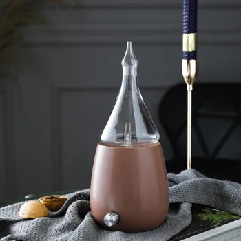 Electric Ceramic Glass Aromatherapy Pure Essential Oils Diffuser with LED Air Fog Nebulizer Humidifier for Home Badroom
Electric Ceramic Glass Aromatherapy Pure Essential Oils Diffuser with LED Air Fog Nebulizer Humidifier for Home Badroom