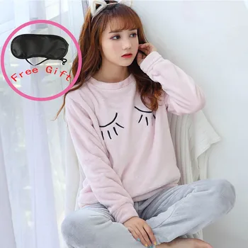 Winter Women Pajamas Sets Cartoon Sleepwear Suit Thick Warm Coral Flannel Night Clothes Animal Pijama Mujer Homewear Pyjamas Set
Winter Women Pajamas Sets Cartoon Sleepwear Suit Thick Warm Coral Flannel Night Clothes Animal Pijama Mujer Homewear Pyjamas Set