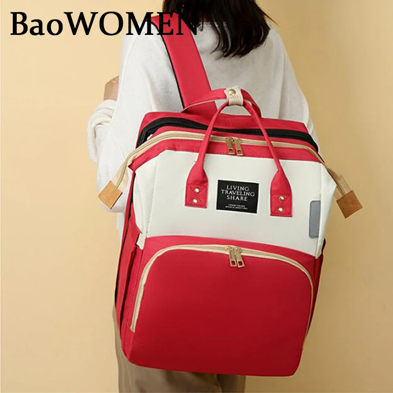 BaoWomen Large Capacity Mummy Bag Multi-function Backpack Baby Diaper Waterproof Nappy Bag Blue Red Pink Maternity Pregnant
BaoWomen Large Capacity Mummy Bag Multi-function Backpack Baby Diaper Waterproof Nappy Bag Blue Red Pink Maternity Pregnant