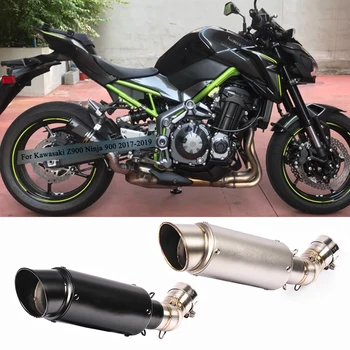 Motorcycle Exhaust Escape Modified Connection Middle Link Pipe 51mm Muffler Slip On For Kawasaki Z900 Ninja 900 2017 2018 2019
Motorcycle Exhaust Escape Modified Connection Middle Link Pipe 51mm Muffler Slip On For Kawasaki Z900 Ninja 900 2017 2018 2019