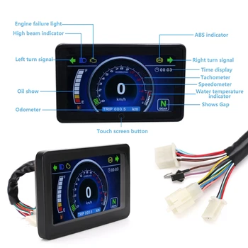 Motorcycle LCD Screen Speedometer Digital Waterproof Multi-function Odometer C44
Motorcycle LCD Screen Speedometer Digital Waterproof Multi-function Odometer C44