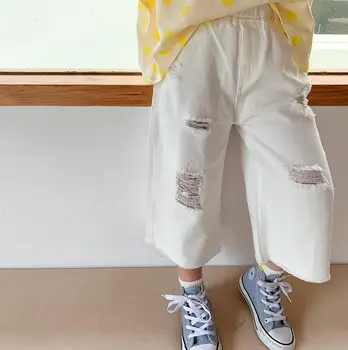 2020 New Girls Boys Denim Holes Wide Pants Spring Fashion Kids Jean Pants 2-7t PY890
2020 New Girls Boys Denim Holes Wide Pants Spring Fashion Kids Jean Pants 2-7t PY890