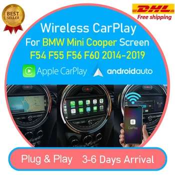 Wireless CarPlay MMI Android Auto Interface Box for BMW Mini Cooper Mini F54 F55 F56 F60 2014-2019 NBT EVO MuItimedia iOS
Wireless CarPlay MMI Android Auto Interface Box for BMW Mini Cooper Mini F54 F55 F56 F60 2014-2019 NBT EVO MuItimedia iOS
