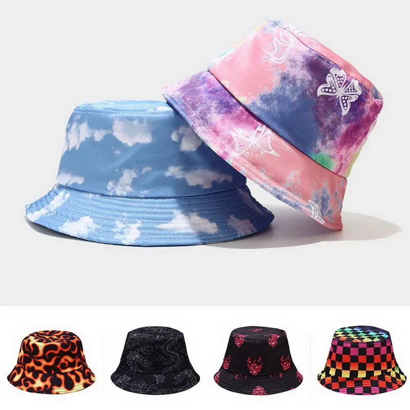 2020 Tie dye Butterfly Fire Cloud Dragon Print Fisherman Hat Fisherman Hat for Men and Women Outdoor Leisure Bucket Hat
2020 Tie dye Butterfly Fire Cloud Dragon Print Fisherman Hat Fisherman Hat for Men and Women Outdoor Leisure Bucket Hat