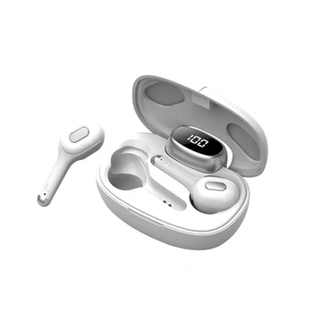Bluetooth 5.0 Instant Voice Translator TWS Headphone LED Display Earbuds 33 Languages Real-Time Translating White
Bluetooth 5.0 Instant Voice Translator TWS Headphone LED Display Earbuds 33 Languages Real-Time Translating White