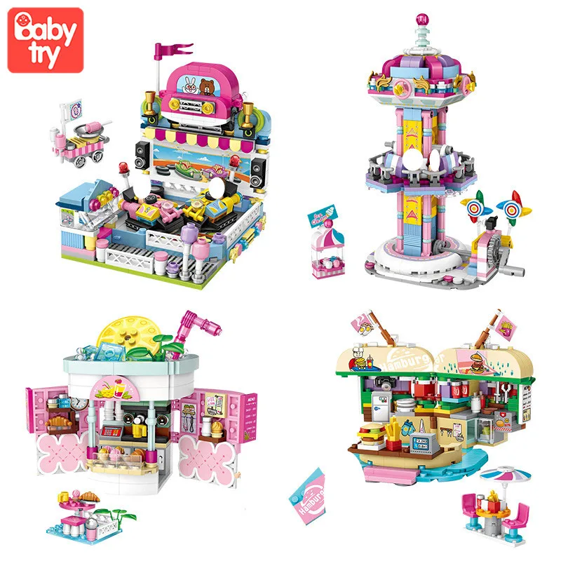 LOZ Mini Blocks Amusement Park Brick Building Blocks Toys for Kids Assembly DIY Children Street City View Educational 3d Model
LOZ Mini Blocks Amusement Park Brick Building Blocks Toys for Kids Assembly DIY Children Street City View Educational 3d Model