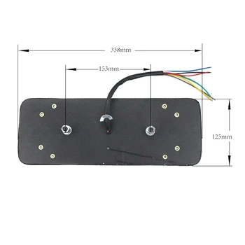 Caravans Rear Tail Light 92-LED Signal Indicator Lamps Stop Replacement 12V PC + ABS 26*9*3cm Rectangle Trailers
Caravans Rear Tail Light 92-LED Signal Indicator Lamps Stop Replacement 12V PC + ABS 26*9*3cm Rectangle Trailers