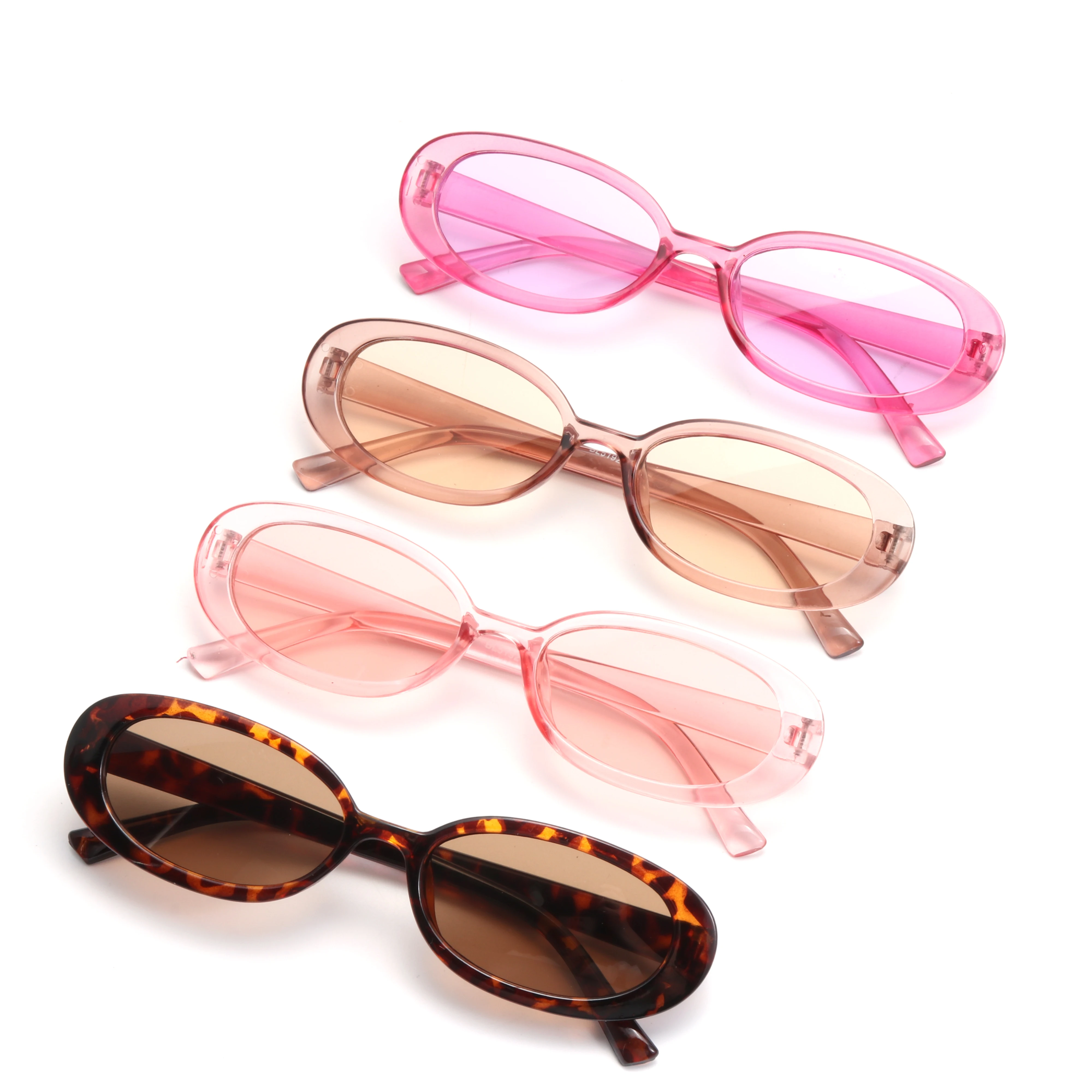 Модные женские солнцезащитные очки Овальные Солнцезащитные роскошные