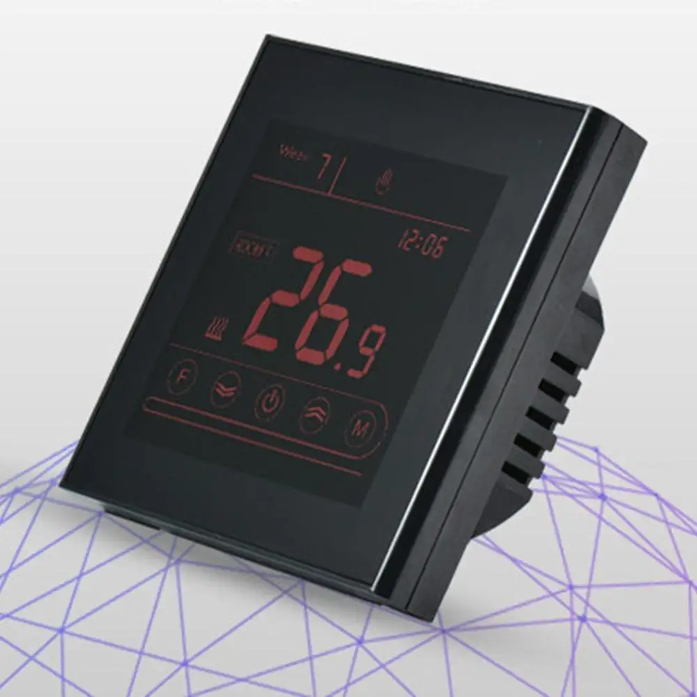 WiFi Smart Thermostat Temperature Controller For Smart Home LCD Touch Screen Temperature Controller Temperature Sensor
WiFi Smart Thermostat Temperature Controller For Smart Home LCD Touch Screen Temperature Controller Temperature Sensor