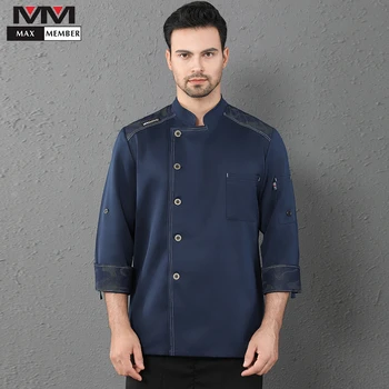 New Single Breasted Camouflage Long Sleeve Chef Uniform Unisex Kitchen Cooking Coat Bakery Coffee Hair Salon Waiter Work Jacket
New Single Breasted Camouflage Long Sleeve Chef Uniform Unisex Kitchen Cooking Coat Bakery Coffee Hair Salon Waiter Work Jacket
